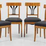 Satz von sechs Stühlen im Biedermeier-Stil - Foto 1