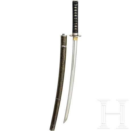 Wakizashi mit Silbermontierung, Japan, Ende Muromachi-Periode - Foto 2