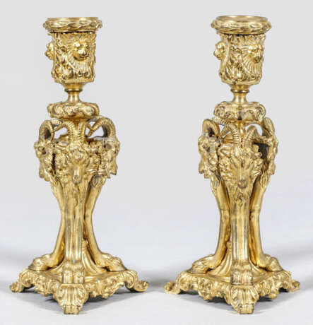 Paar Louis XVI-Kerzenleuchter - photo 1