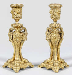 Paar Louis XVI-Kerzenleuchter
