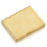 BULGARI | Ribbed yellow gold cigarette case with i… - фото 1