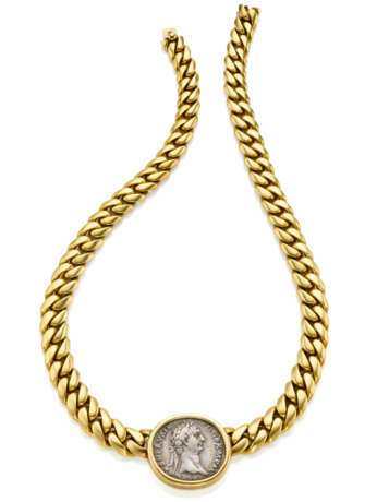 BULGARI | Yellow gold groumette link "gemme numma… - photo 1