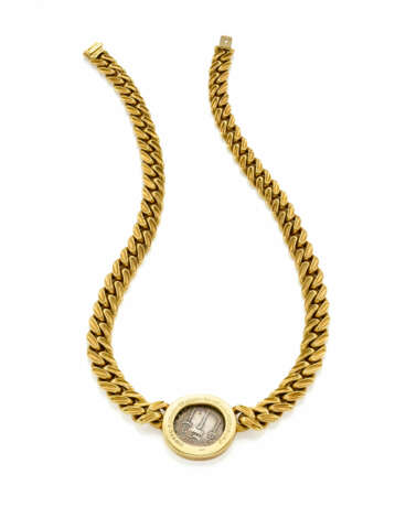 BULGARI | Yellow gold groumette link "gemme numma… - photo 2