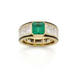 Octagonal ct. 1.50 circa emerald, baguette diamond… - photo 1