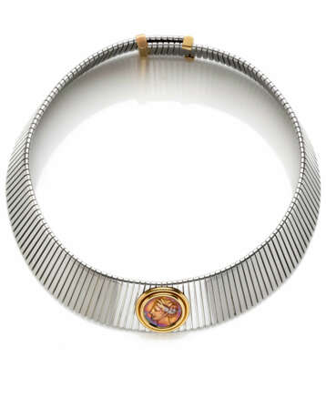 BULGARI | Steel and yellow gold tubogas "gemme num… - фото 1