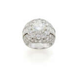 Round ct. 3.00 circa diamond and platinum floral s… - photo 1