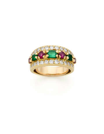 VAN CLEEF & ARPELS | Emerald, ruby and diamond yel… - фото 1