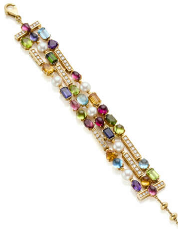 BULGARI | Diamond, pearl and coloured stone "Alleg… - Foto 1