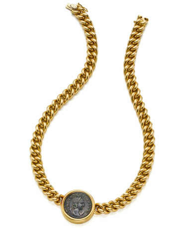 BULGARI | Yellow gold "gemme nummarie" chain, g 1… - Foto 1