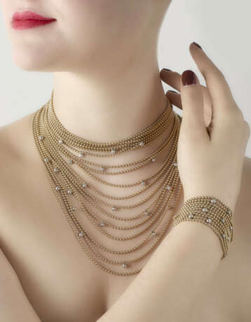 CARTIER | Diamond and bi-coloured gold Draperie je… - photo 2