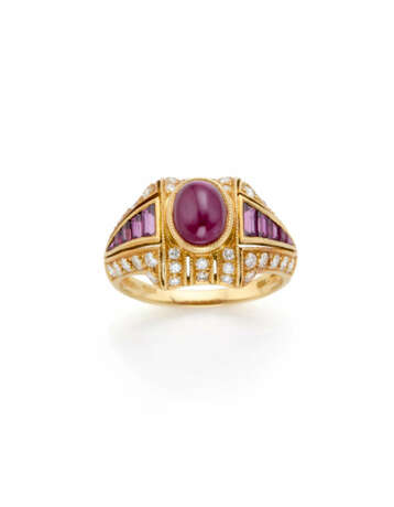 SABBADINI | Oval ct. 2.50 circa ruby and yellow go… - фото 1