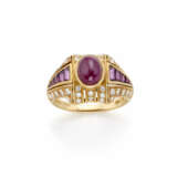 SABBADINI | Oval ct. 2.50 circa ruby and yellow go… - фото 1