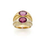 BULGARI | Oval pink tourmaline and bi-coloured gol… - photo 1