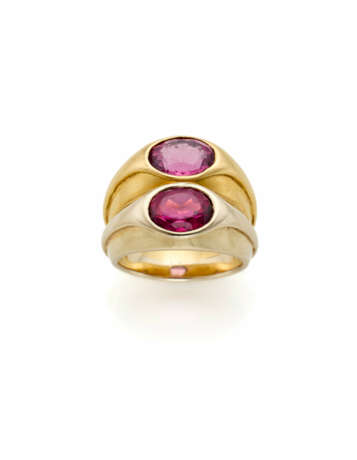 BULGARI | Oval pink tourmaline and bi-coloured gol… - photo 1