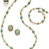 Turquoise, pearl, huit huit diamond and bi-coloure… - photo 1