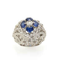 GIODORO | Diamond, heart shaped sapphire and white…