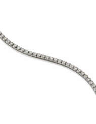 Diamond and white gold tennis bracelet, diamonds i…