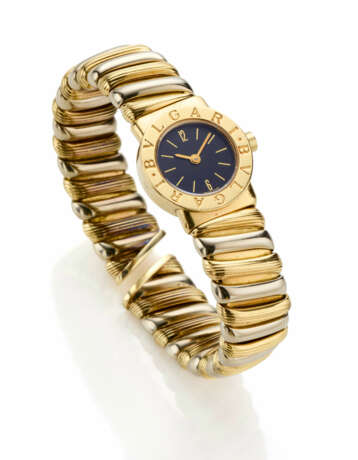 BULGARI | Bi-coloured gold partly etched lady's wr… - фото 1