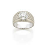 Round ct. 2.084 diamond white gold ring, g 9.50 ci… - photo 1