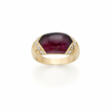 BULGARI | Cabochon tourmaline and diamond yellow g… - Auction prices