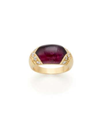 BULGARI | Cabochon tourmaline and diamond yellow g… - photo 1