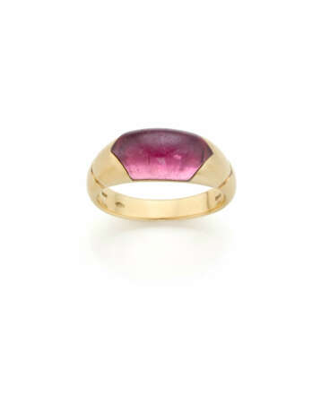 BULGARI | Cabochon tourmaline and yellow gold "Cel… - photo 1