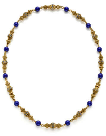 ILLARIO | Yellow gold openwork modular necklace ac… - photo 1