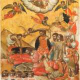 A VERY RARE ICON SHOWING THE BEHEADING OF THE TEN MARTYRS OF CRETE - фото 1