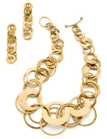 CUSI | Yellow gold jewellery set comprising cm 40.… - photo 1