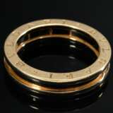 Bulgari "B. Zero 1" Gelbgold 750 Ring mit seitlichem Bulgari Schriftzug, innen sign., 9,1g, Gr. 63,5, Breite 5mm, Tragespuren - photo 2