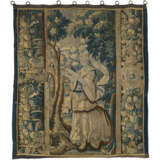 A tapestry fragment. Flandern, circa 1700 - photo 1