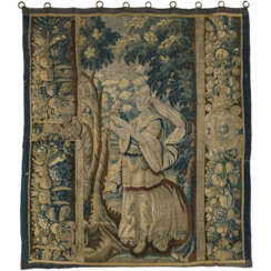 A tapestry fragment. Flandern, circa 1700