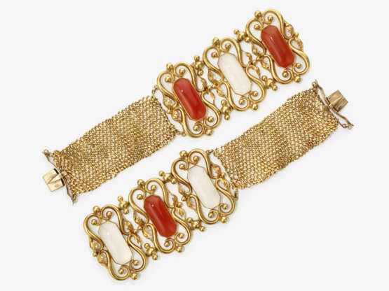 A parure with carnelians and chalcedonies. France, circa 1830-1840 - фото 3