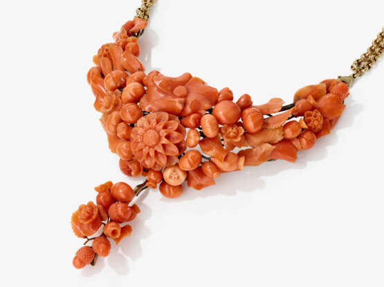 Two bracelets and a necklace with cut corals. Italy, circa 1850 - 1870 - photo 2