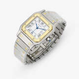 A gentlemens wristwatch. CARTIER, SANTOS - фото 1