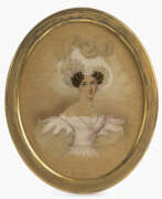 Miniatures. Charlotte Napoléone Bonaparte, zugeschrieben. Eugénie Hortense Auguste Napoléone de Beauharnais, Princess of Leuchtenberg, Hereditary Princess of Hohenzollern-Hechingen