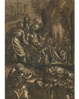 Marcantonio Bassetti, zugeschrieben. Burial of Jesus