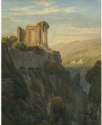 Oswald Achenbach. Oswald Achenbach. Tivoli - View of the Temple of Vesta