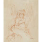 Pierre-Auguste Renoir, zugeschrieben. Young woman with a little dog - photo 1