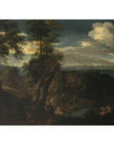 Flämisch 17th century. Christ in the Storm on the Sea of Galilee