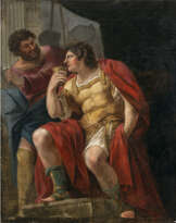 Frankreich 17th century. Alexander the Great and his doctor Philippus