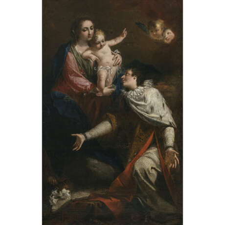 Saverio Dalla Rosa. Saint Casimir in Adoration of the Madonna - photo 1