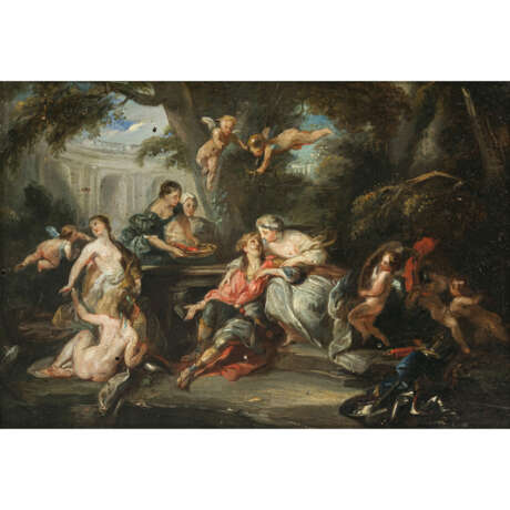 Jean Baptiste van Loo, Nachfolge. Rinaldo in the arms of Armida - photo 1