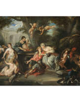 Jean Baptiste van Loo, Nachfolge. Rinaldo in the arms of Armida
