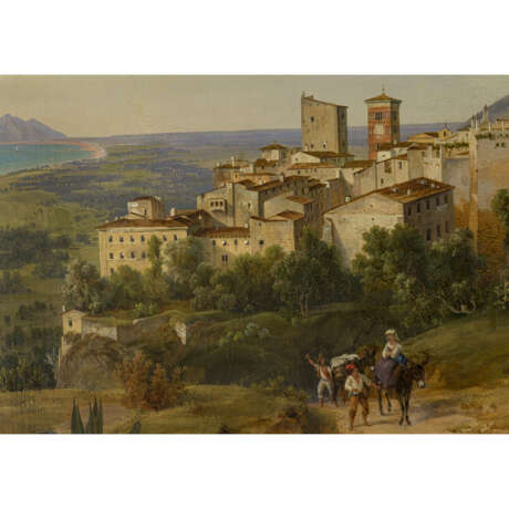 Johann Theodor Goldstein. Terracina - View along the coast to Monte Circeo - фото 3