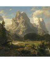 August Wilhelm Leu d. Ä.. View of the Wetterhorn