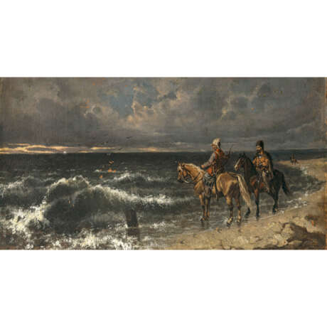 Józef Brodowski. Cossack riders by the sea - photo 1