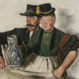 Paul Mathias Padua. Old peasant couple. 1934 - Сейчас на аукционе