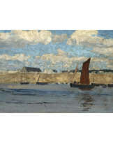 Alfred Zoff. In the port of Concarneau