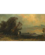 Oskar Mulley. Oskar Mulley. Autumnal landscape with wayside cross